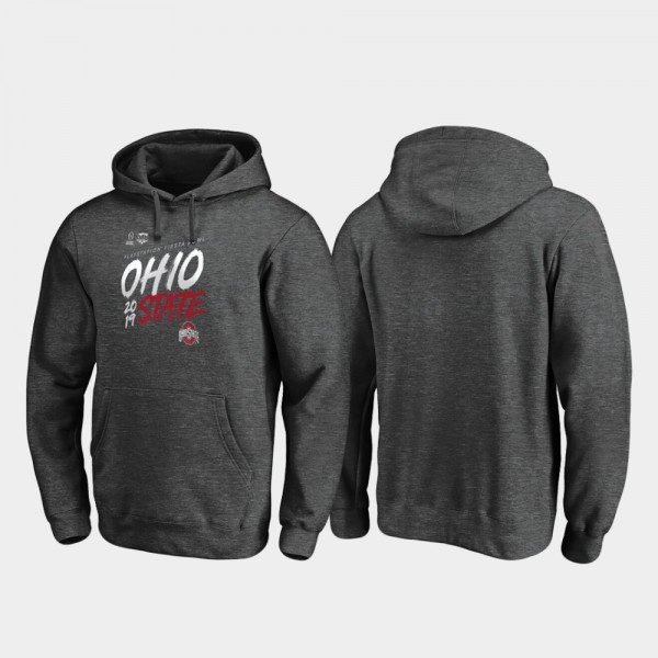 Ohio State Buckeyes Men's 2019 Fiesta Bowl Bound Kickoff Heather Gray College Football Hoodie 2404OMFO0